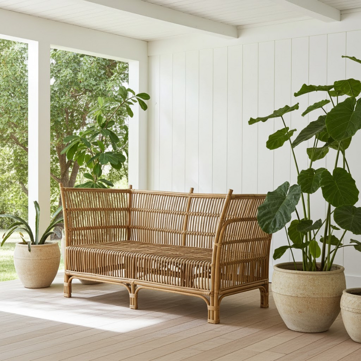 Cane 2 Seater Sofa - Natural