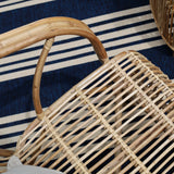 Elegant cane chair with natural wood frame – lightweight and stylish, buy online in Australia