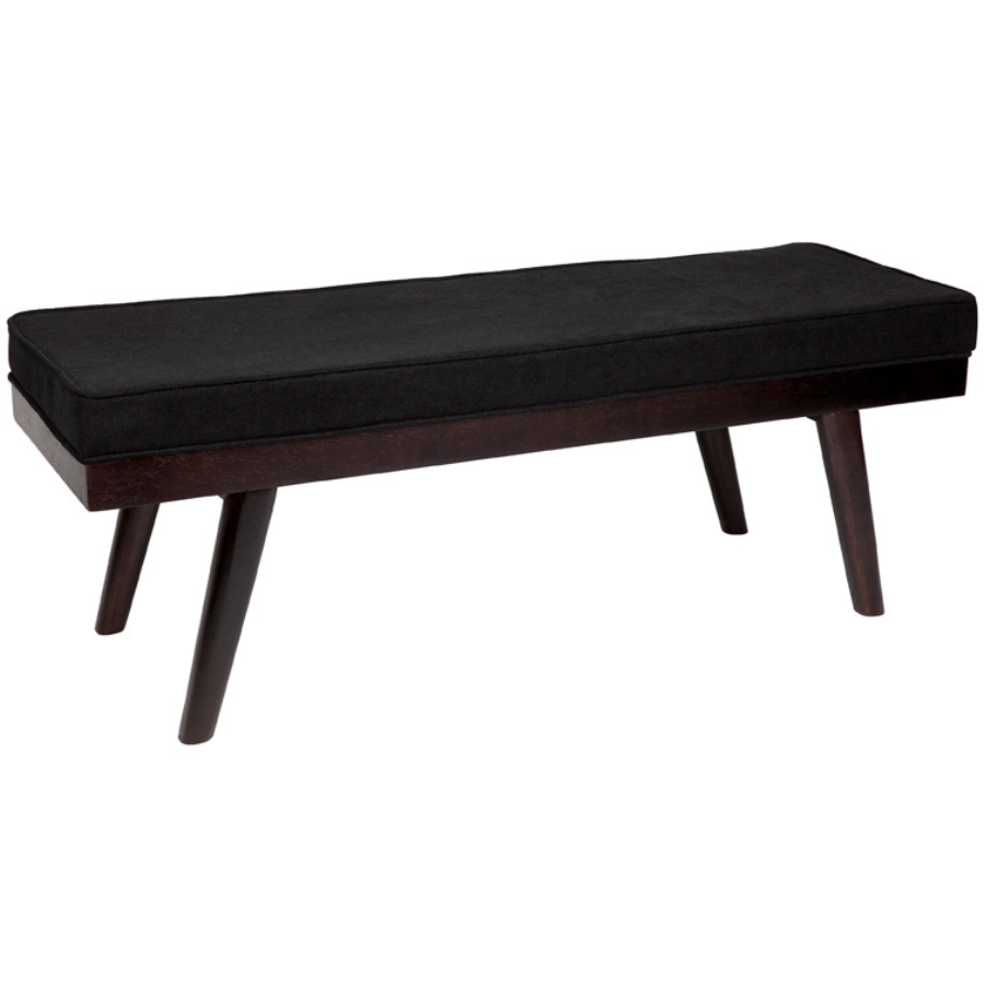 Capella 2 Seater Charcoal Upholstered Entryway Cushioned Bench Seat - 120 Cm - Fab Habitat , Benches, 