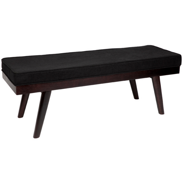 Capella 2 Seater Charcoal Upholstered Entryway Cushioned Bench Seat - 120 Cm - Fab Habitat , Benches, 