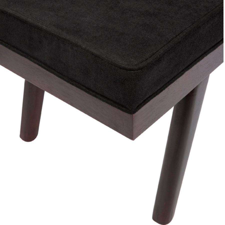 Capella 2 Seater Charcoal Upholstered Entryway Cushioned Bench Seat - 120 Cm - Fab Habitat , Benches, 