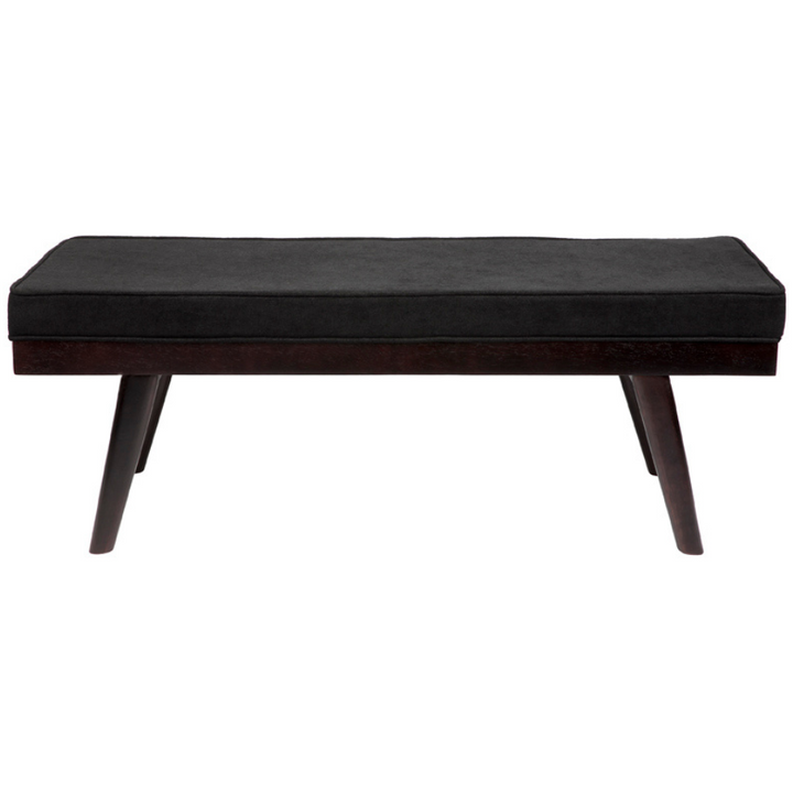 Capella 2 Seater Charcoal Upholstered Entryway Cushioned Bench Seat - 120 Cm - Fab Habitat , Benches, 
