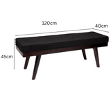 Capella Charcoal Black Round Ottoman – Upholstered Footrest – Buy Ottoman Online in Australia