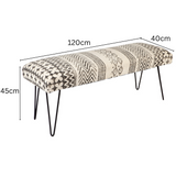 Carina Upholstered Bench Seat – Modern Fabric Bench – Buy Benches Online in Australia