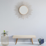 Celeste Beige Cushioned Bedroom Bench - 117 Cm - Fab Habitat , Benches, 