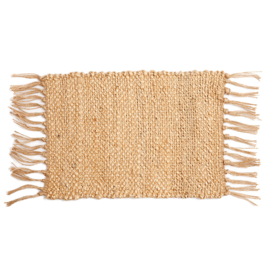 Set Of 4 Chandan Modern 30x35 cm Jute Rectangle Placemats - Fab Habitat , Placemats, 