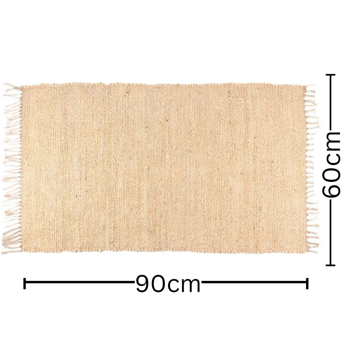 60 cm x 90 cm Chandan Jute Door Mat