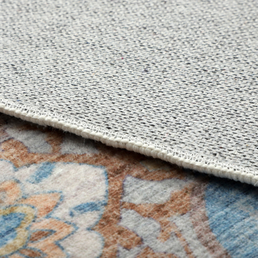 Chighu Multicolour Distressed Machine Washable Extra-Large Rug - Fab Habitat , Machine Washable Rugs, 