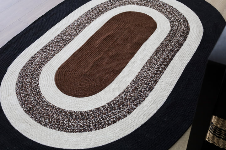 Churchill Oval Multicoloured Indoor Outdoor Rug