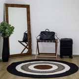Churchill round jute rug – 200 cm diameter – handmade natural rug – round floor decor – buy online in Australia
