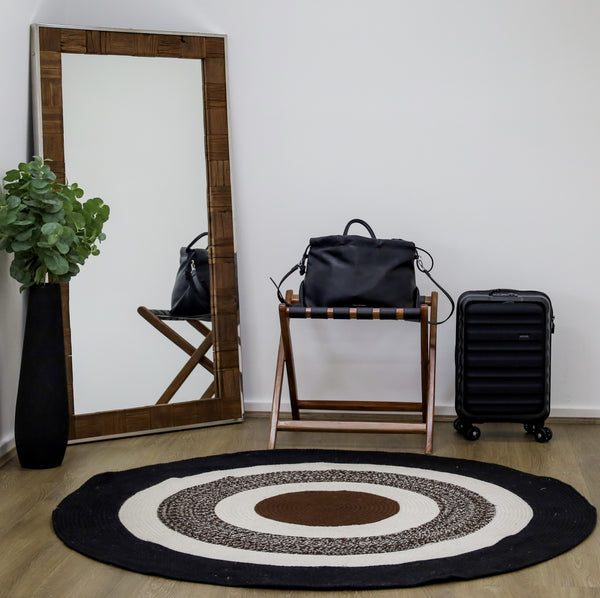Churchill round jute rug – 200 cm diameter – handmade natural rug – round floor decor – buy online in Australia