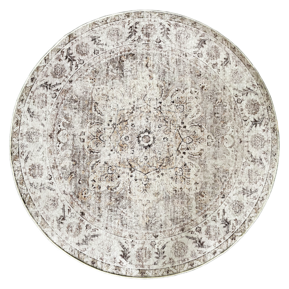 Constantine Traditional Non-slip Large Round Rug - Fab Habitat , Non Slip Rugs, [product_size],