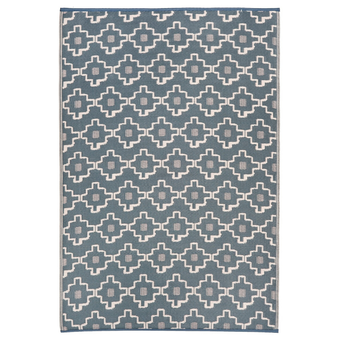 Copenhagen Modern Recycled Plastic Reversible Outdoor Rug - Fab Habitat , Recycled Plastic Rugs & Mats, 
