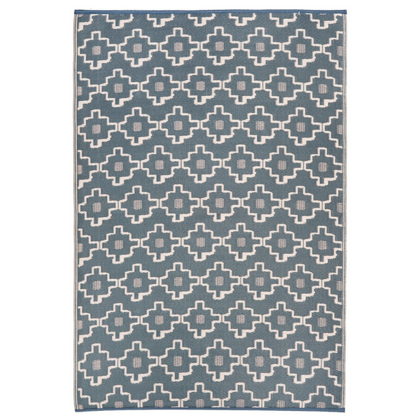Copenhagen Modern Recycled Plastic Reversible Outdoor Rug - Fab Habitat , Recycled Plastic Rugs & Mats, 