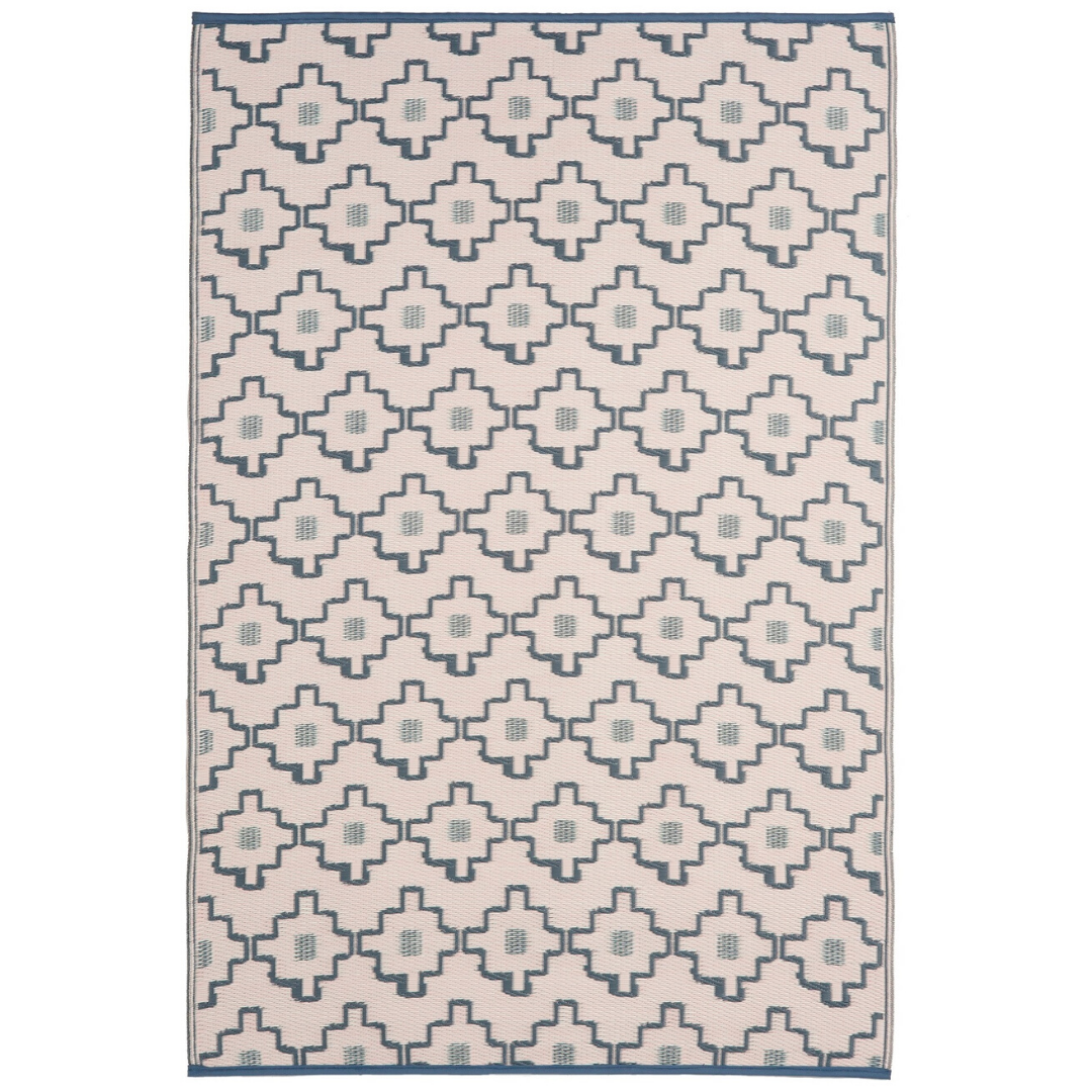 Copenhagen Modern Recycled Plastic Reversible Outdoor Rug - Fab Habitat , Recycled Plastic Rugs & Mats, 