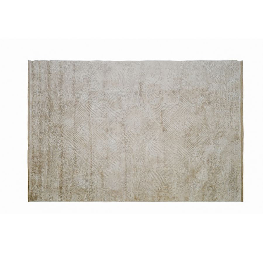 Corin Beige rug close-up – woven neutral fibres and machine washable – 150x210 cm – buy online in Australia