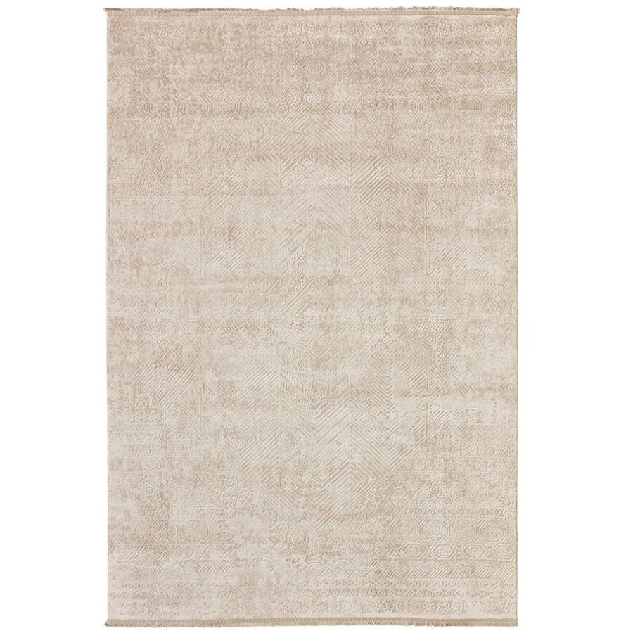 Corin Beige Distressed Rug