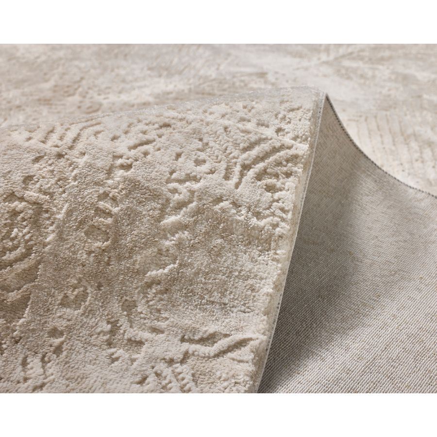 Corin Beige Distressed Runner Rug