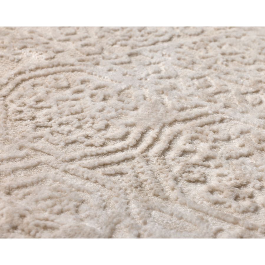 Corin Beige Distressed Runner Rug