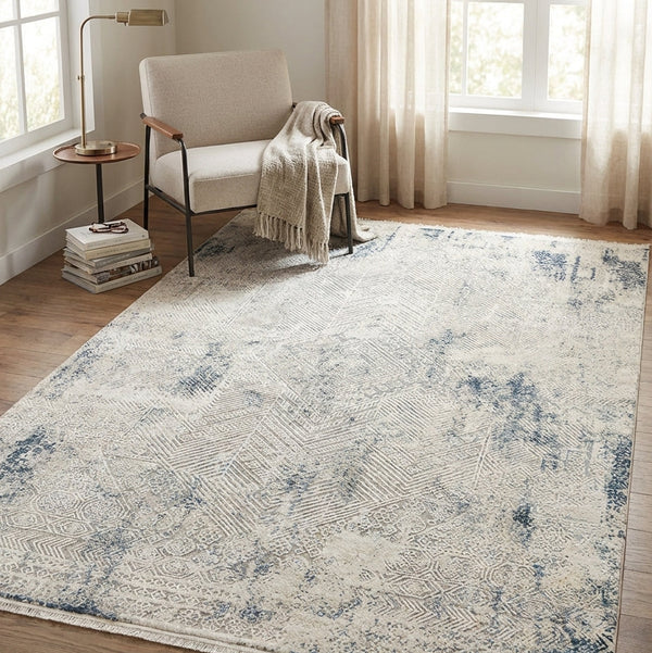 Corin Grey Distressed Rug