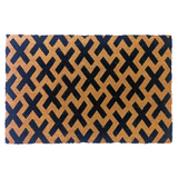 Cross PVC Backed Coir Doormat - Fab Habitat , Doormats,