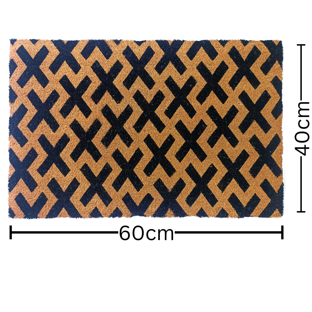 Cross pattern rug 40x60cm decorative floor mat buy online in Australia
