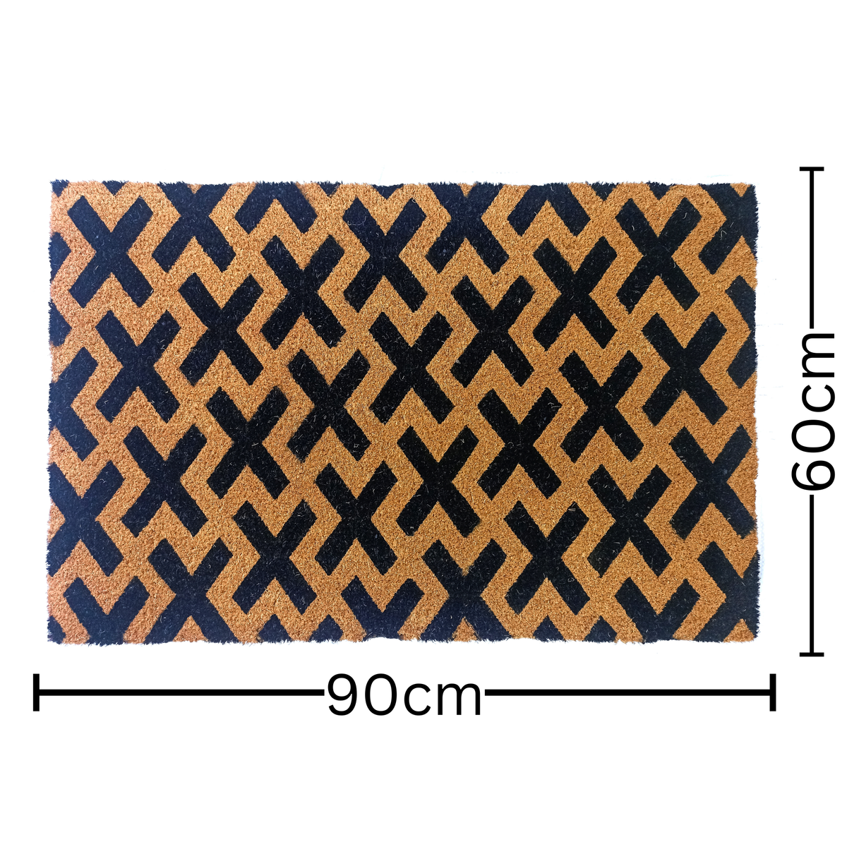Cross pattern rug 60x90cm soft indoor outdoor rug buy online in Australia