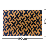 Cross pattern rug 60x90cm soft indoor outdoor rug buy online in Australia