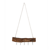 Crux 30cm Wood And Metal Wall Hook - Fab Habitat , Wall Hooks, 