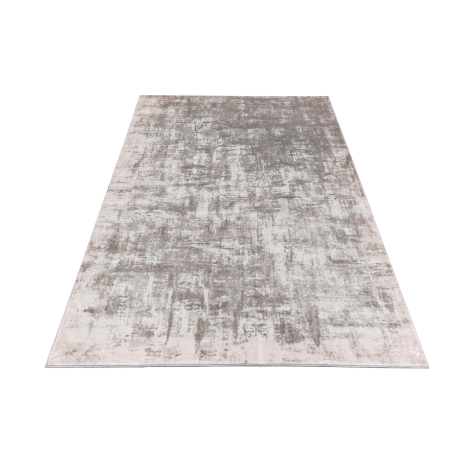 Denau Beige Distressed Machine Washable Large Rug