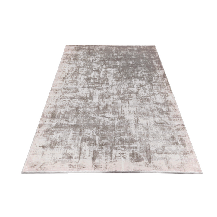 Denau Beige Distressed Machine Washable Large Rug