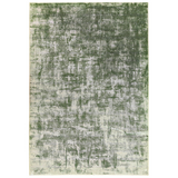 Denau Green Distressed Machine Washable Large Rug