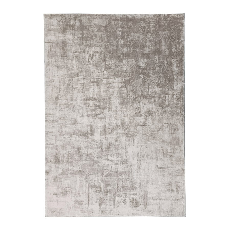 Denau Beige Distressed Machine Washable Large Rug