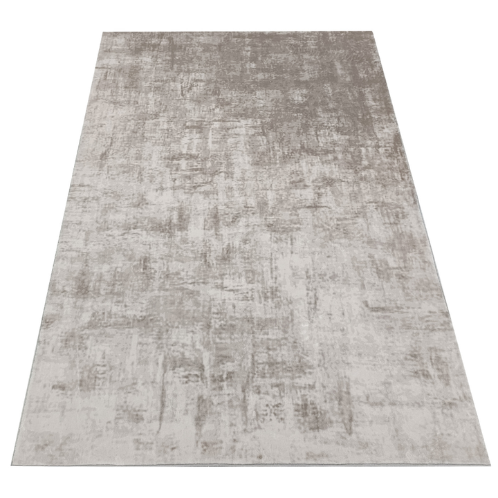Denau Beige Distressed Machine Washable Large Rug
