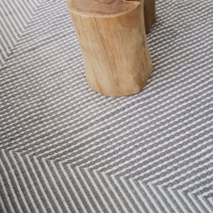 Denver Grey and Ivory Modern P.E.T Large Indoor Outdoor Rug - Fab Habitat , Outdoor Rugs, 