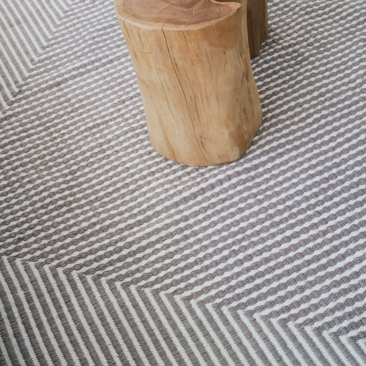 Denver Grey and Ivory Modern P.E.T Large Indoor Outdoor Rug - Fab Habitat , Outdoor Rugs, 