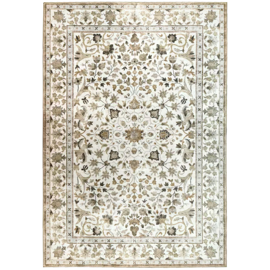 Dhruv Multicoloured Distressed Machine Washable Large Rug