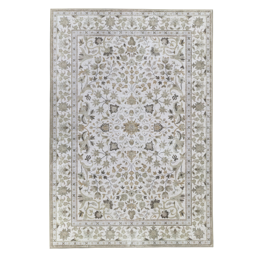 Dhruv Multicoloured Distressed Machine Washable Large Rug