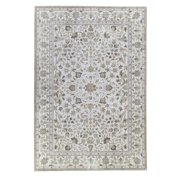 Dhruv Multicoloured Distressed Machine Washable Large Rug