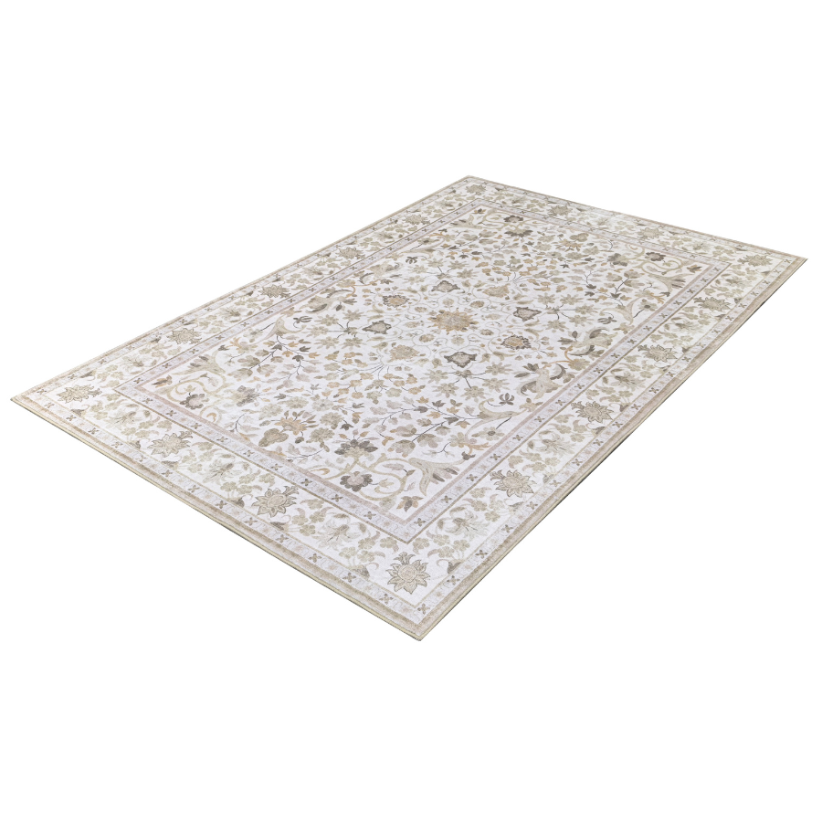 Dhruv Multicoloured Distressed Machine Washable Large Rug