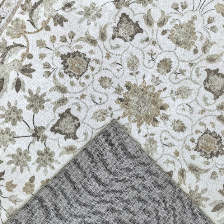 Dhruv Multicoloured Distressed Machine Washable Rug