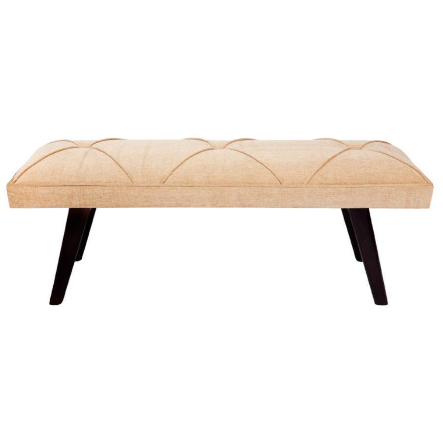 Diana Beige 2 Seater Upholstered Seating Entryway Bench - 120 cm - Fab Habitat , Benches, 