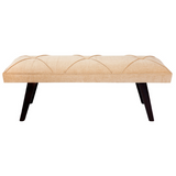 Diana Beige 2 Seater Upholstered Seating Entryway Bench - 120 cm - Fab Habitat , Benches, 