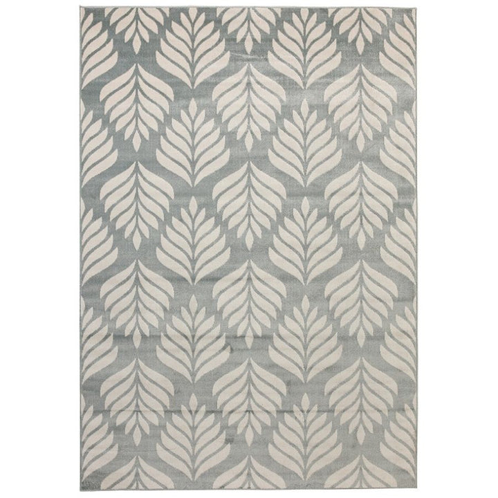 Dibang Aqua Light Green and Cream Indoor Outdoor Large Rug