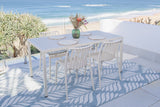 Dibang Aqua Light Green and Cream Indoor Outdoor Large Rug