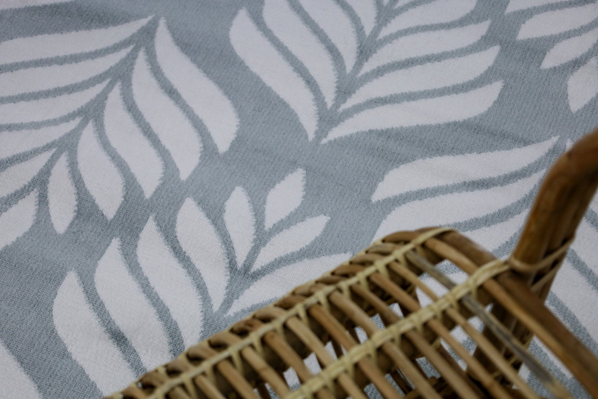Dibang Aqua Light Green and Cream Indoor Outdoor Large Rug