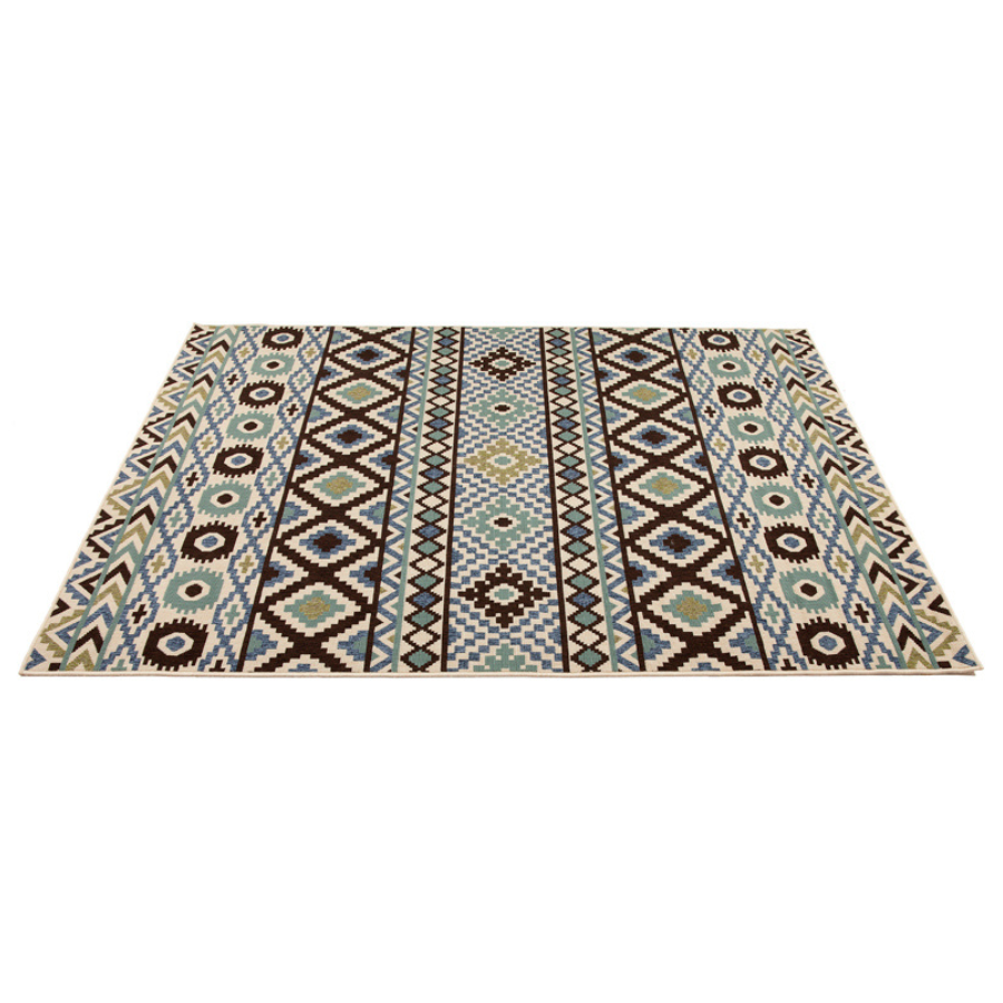El Paso Aztec Polypropylene Large Outdoor Rug - Fab Habitat , Outdoor Rugs,
