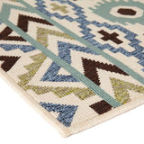 El Paso Aztec Polypropylene Large Outdoor Rug - Fab Habitat , Outdoor Rugs,