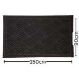 Ellora Natural Coir Doormat 90x150cm – Large Entry Rug – Buy Online in Australia