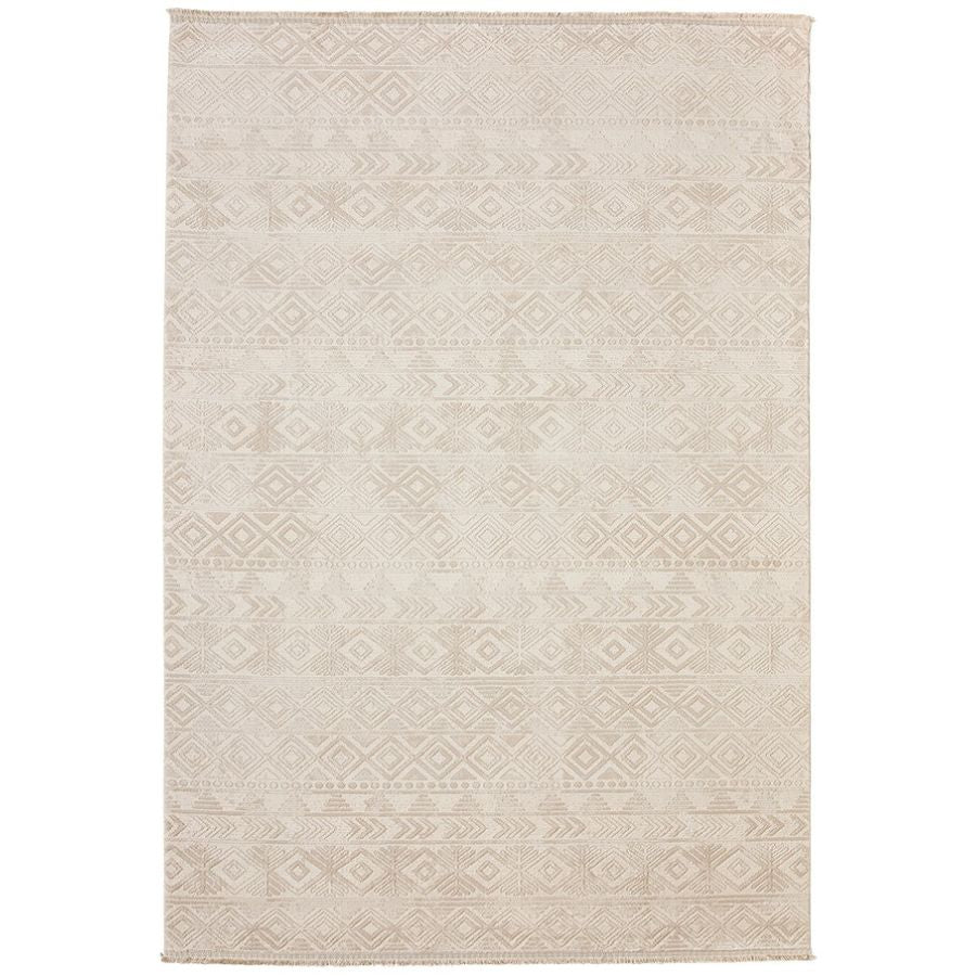 Erika Beige Distressed Rug